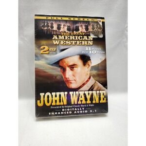 THE GREAT AMERICAN WESTERN - John Wayne - 2 DISCS 11 MOVIES DVD NEW/SEALED